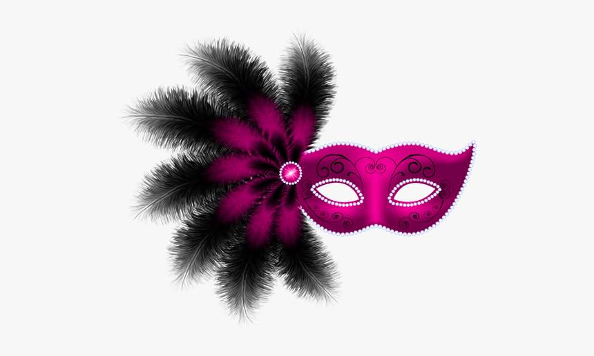 #antifaz #antifa #face #music #feather #feathers #glasses - Transparent Background Masquerade Mask Clipart, HD Png Download, Free Download