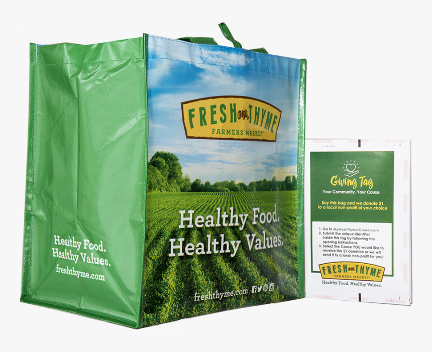 Fresh Thyme Giving Bag, HD Png Download, Free Download