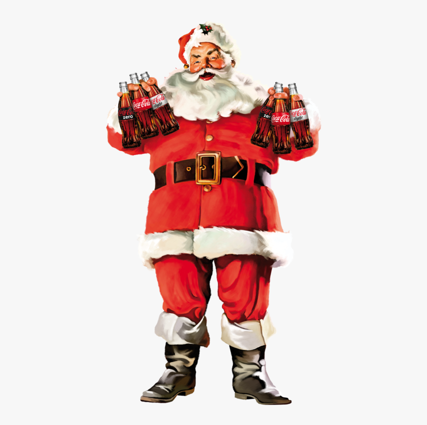 Transparent Vintage Santa Claus Png - Coca Cola Santa Png, Png Download, Free Download