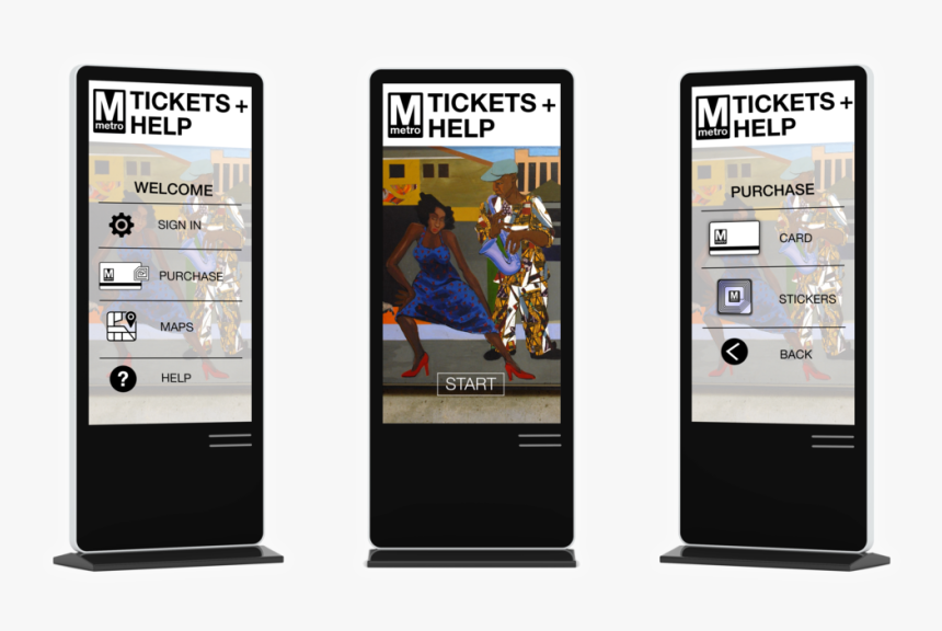 Download Mta Kiosk Mockup Mobile Phone Hd Png Download Kindpng