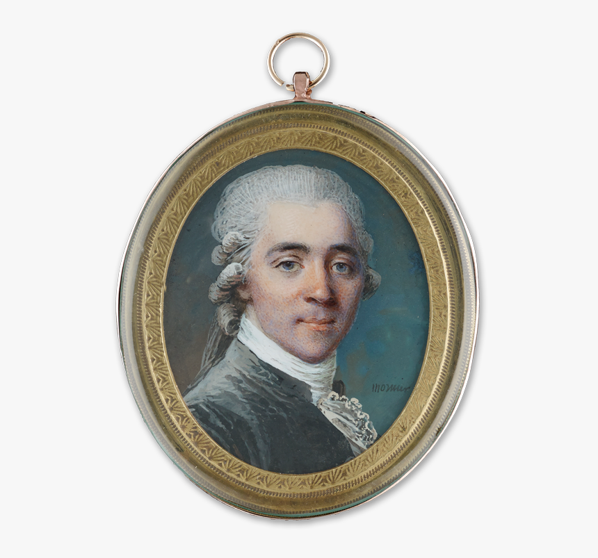 Portrait Miniature Of A Gentleman, Wearing Dark Grey - Vigee Le Brun Miniatures, HD Png Download, Free Download