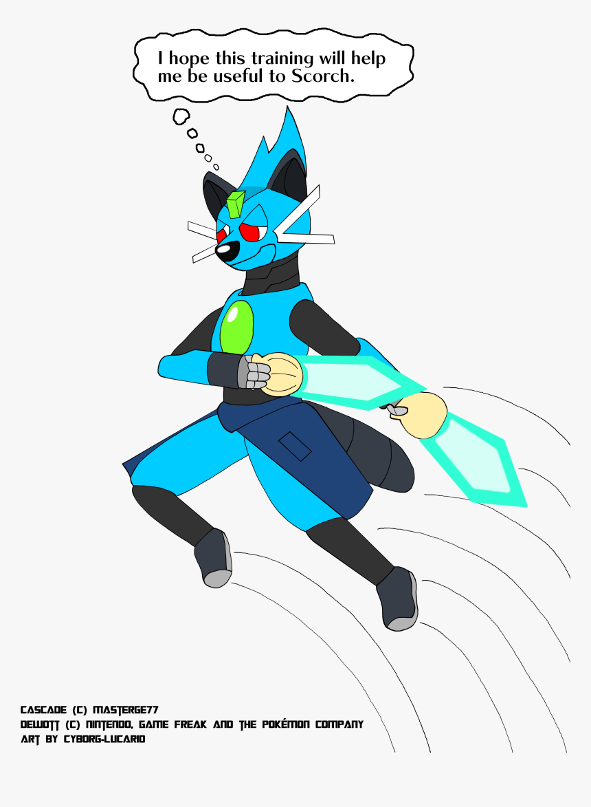 [at] Cascade The Dewott Pokeroid , Png Download - Robo Dewott Robot Dewott, Transparent Png, Free Download