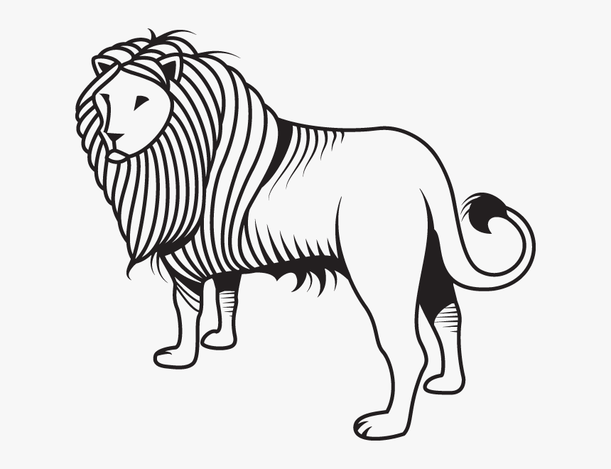 Public Domain Lion Vector Clipart , Png Download, Transparent Png, Free Download