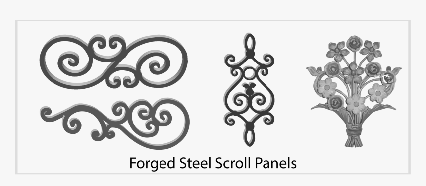 Ornamental Wrought Iron Scrolls, HD Png Download, Free Download
