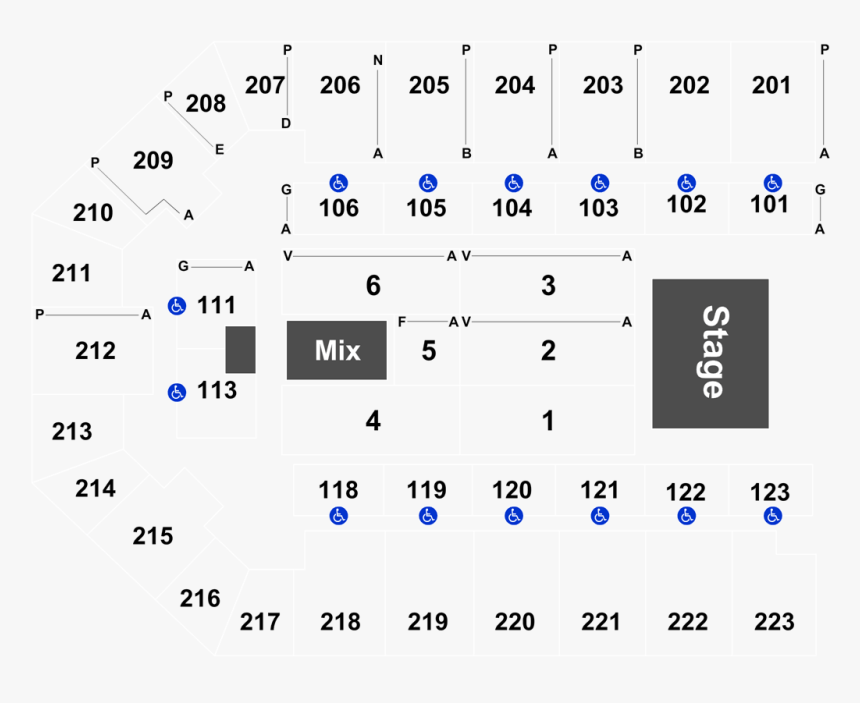 Appalachian Wireless Arena Seating Chart, HD Png Download, Free Download