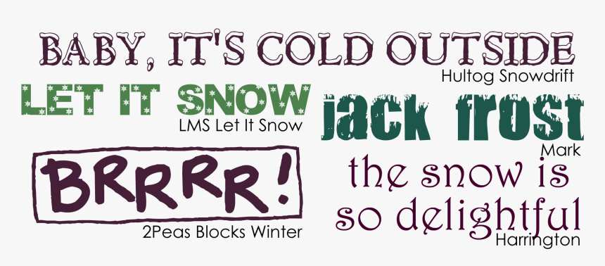 Winter Quotes Png - Winter Phrases, Transparent Png, Free Download