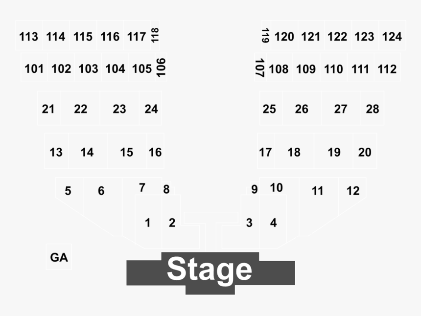 K Rock Centre Seating Chart, HD Png Download, Free Download