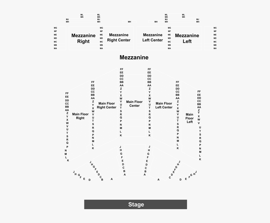 Crystal Grand Detailed Seating Chart, HD Png Download, Free Download