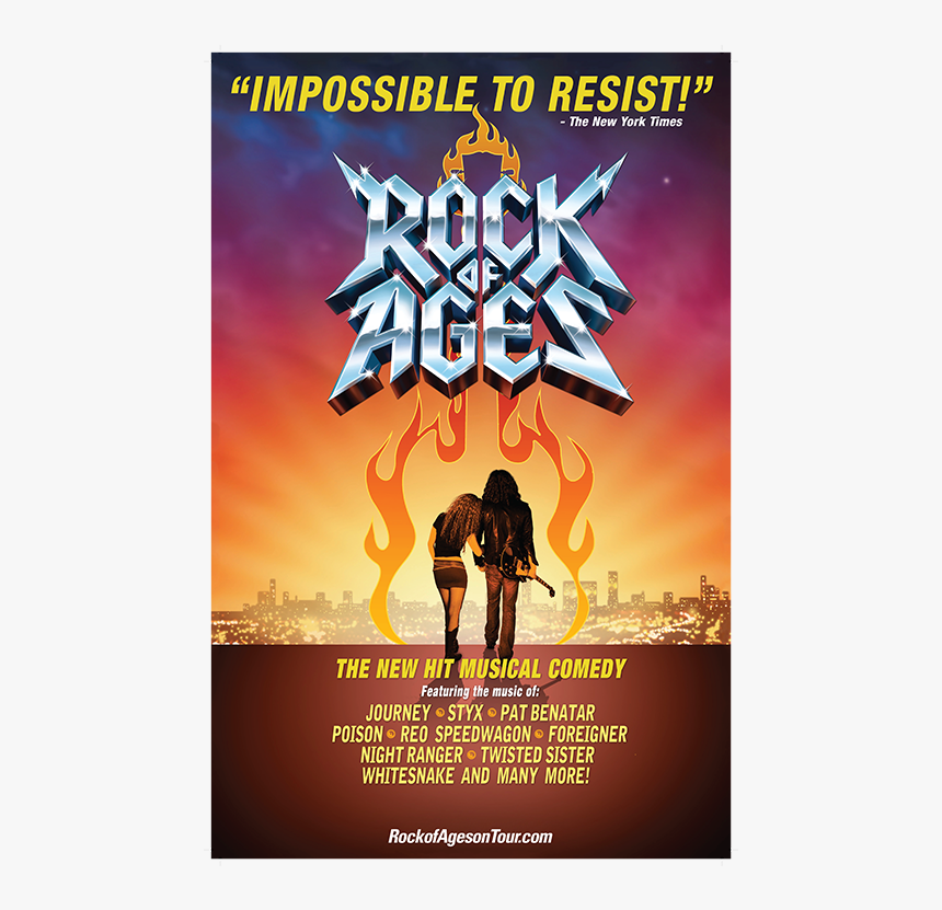 Rock Of Ages Musical Poster, HD Png Download kindpng