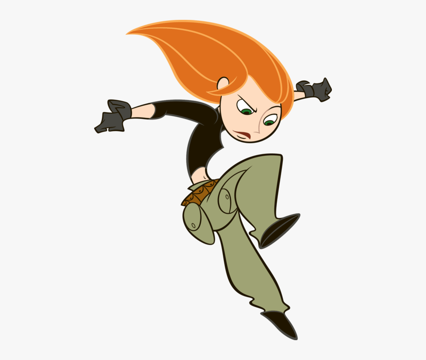 Kim Possible Jumping - Kim Possible, HD Png Download, Free Download