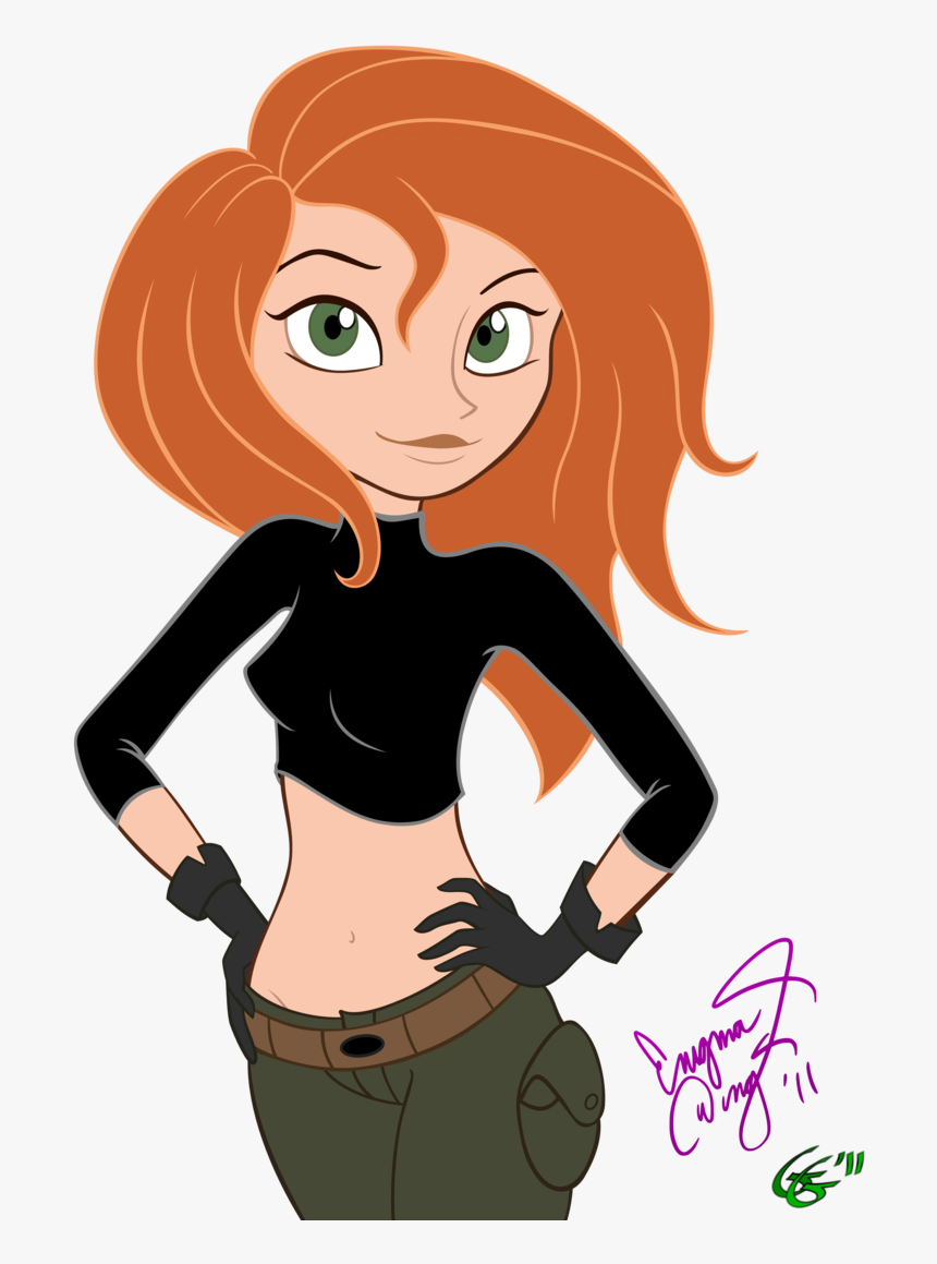 Kim Possible Fan Art , Png Download - Kim Possibke Anime Drawing, Transparent Png, Free Download