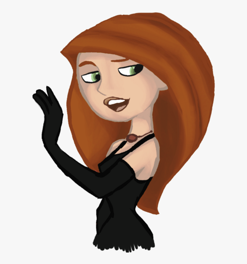 Painting Of Kim Possible-ad143 - Cartoon, HD Png Download, Free Download