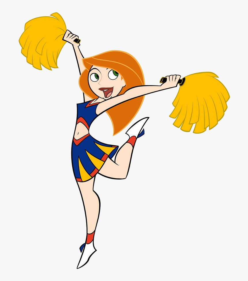 Kim Possible Cheerleader Cartoon, HD Png Download, Free Download