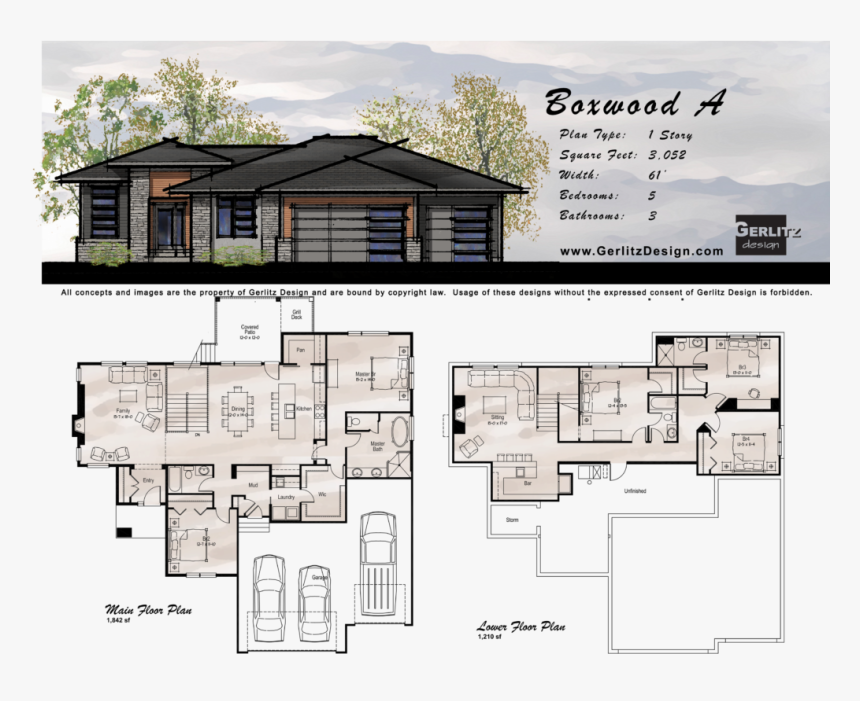 Boxwood A Mark - Floor Plan, HD Png Download, Free Download