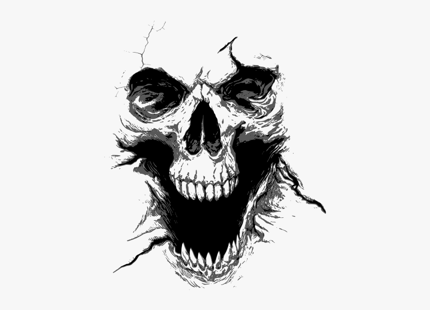 Screaming Skull Tattoo Designs, HD Png Download, Free Download