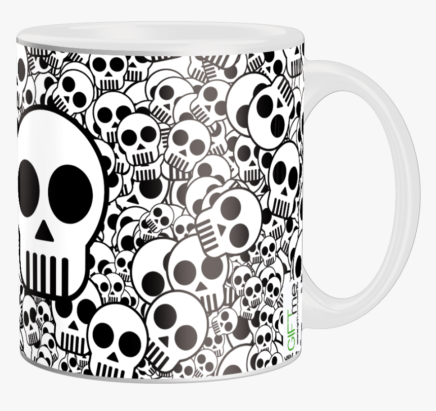 Caneca Personalizada Caveira , Png Download - Skull Emo, Transparent Png, Free Download