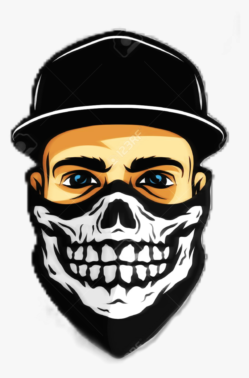 #caveira - Cartoon Gangster Drawings, HD Png Download, Free Download