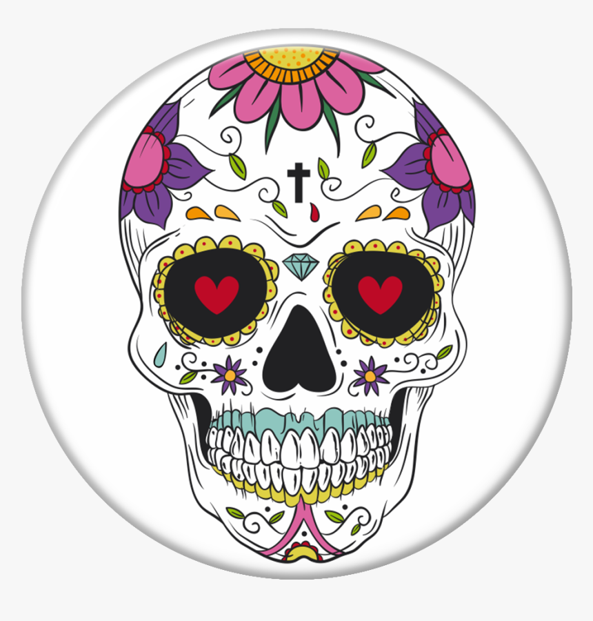 Pop Selfie Caveira Mexicana - Mexican Skull Png, Transparent Png, Free Download