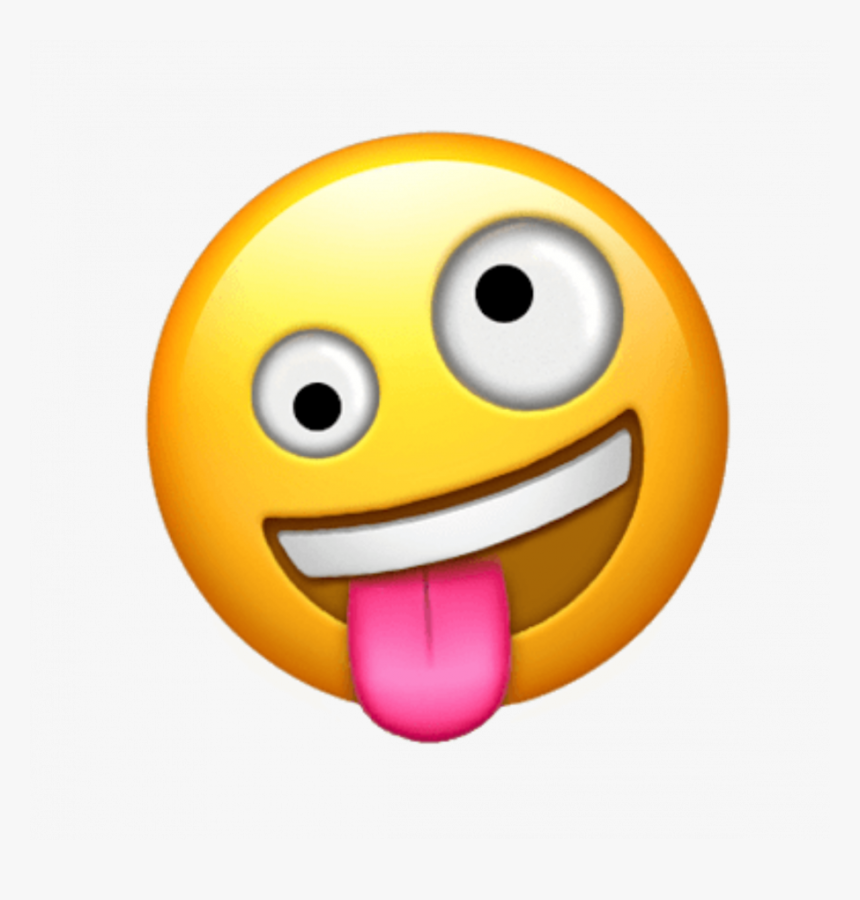Crazy Face Emoji, HD Png Download, Free Download