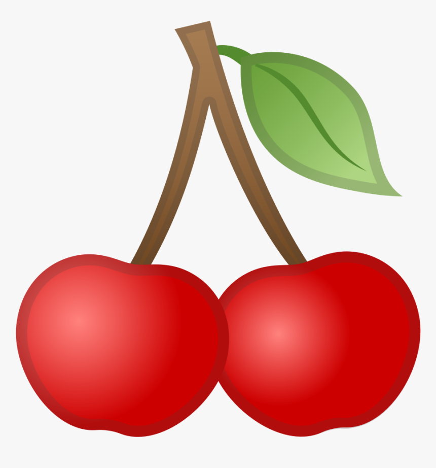 Cherries Icon - Cherry Emoji Png, Transparent Png, Free Download