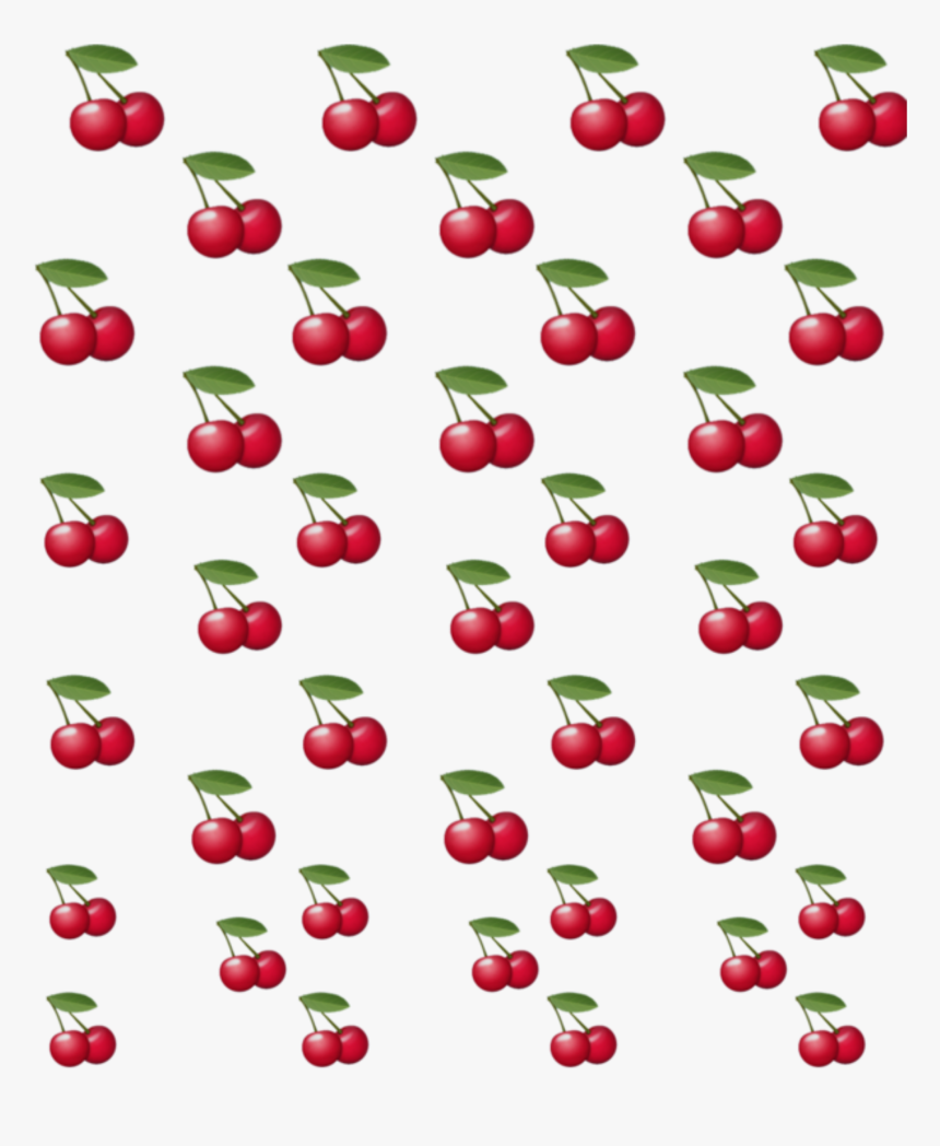 #cherry #background #red #emoji #emojibackground #cute - Aesthetic Cherry Emoji Png, Transparent Png, Free Download