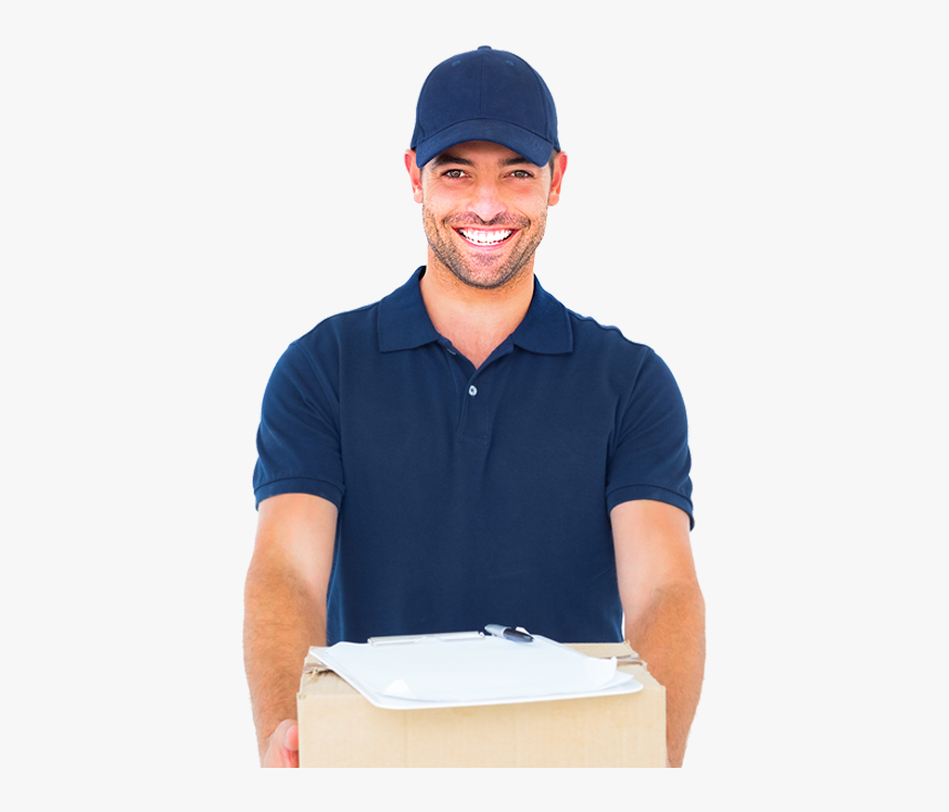 Arm,cap,t Cap,white Collar Worker,neck,sportswear - Delivery Man Image Png, Transparent Png, Free Download