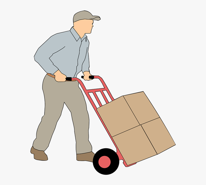 Shipping, Shipment, Delivery, Box, Man, Male, Work - Delivery, HD Png Download, Free Download