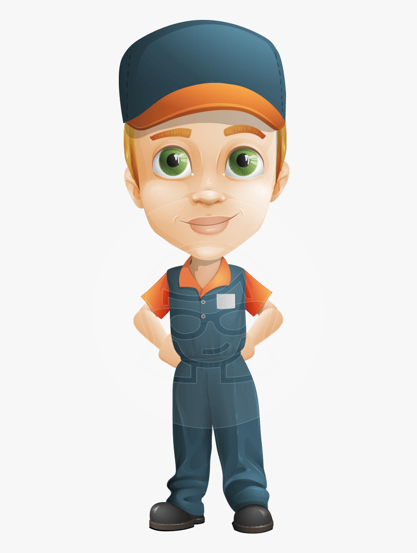 Young Delivery Man Cartoon Vector Character Aka Brandon - Cartoon Supplier Png, Transparent Png, Free Download