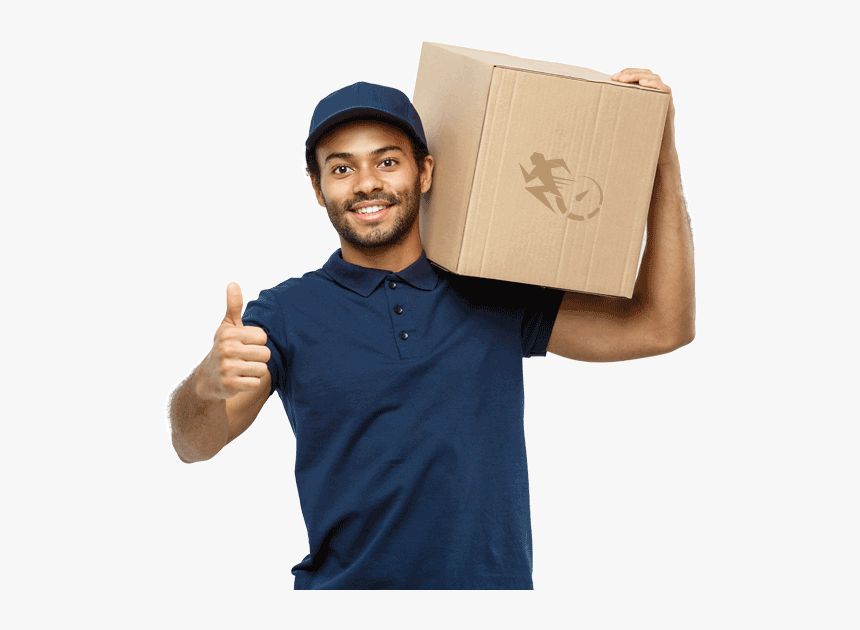 Phone - African American Delivery Person, HD Png Download, Free Download