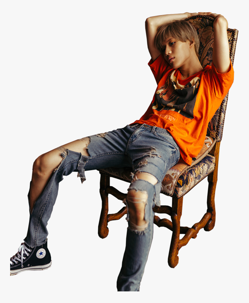 Lee Tae-min Png Transparent Images - Shinee Taemin Ripped Jeans, Png Download, Free Download