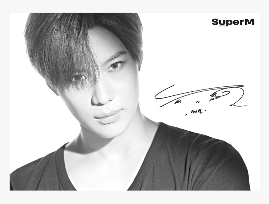 Super M Taemin Signed Poster, HD Png Download, Free Download