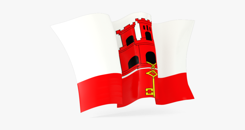 Download Flag Icon Of Gibraltar At Png Format - Gibraltar Flag Waving, Transparent Png, Free Download