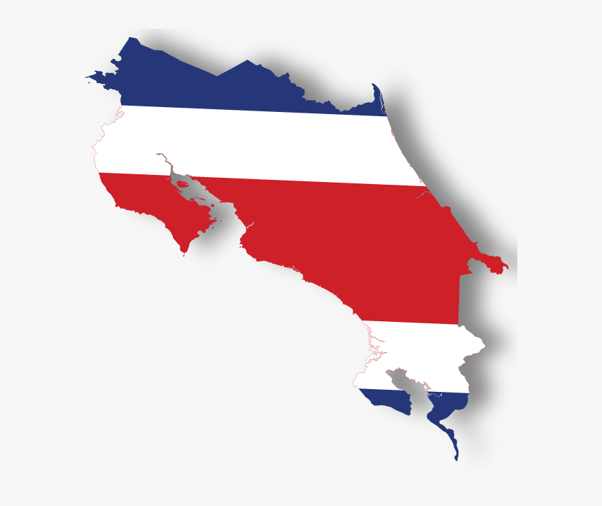 Costa Rica Map Small, HD Png Download - kindpng