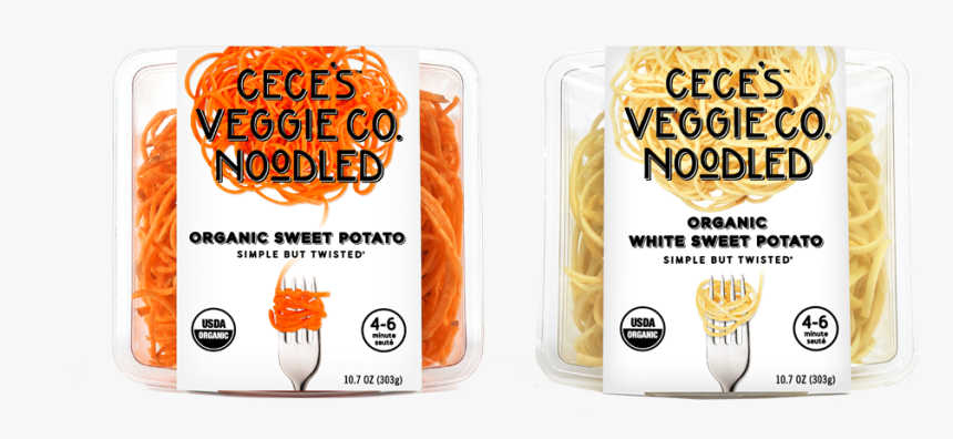 Ceces Veggie Co Organic Sweet Potato Noodles - Cece's Sweet Potato Noodles, HD Png Download, Free Download