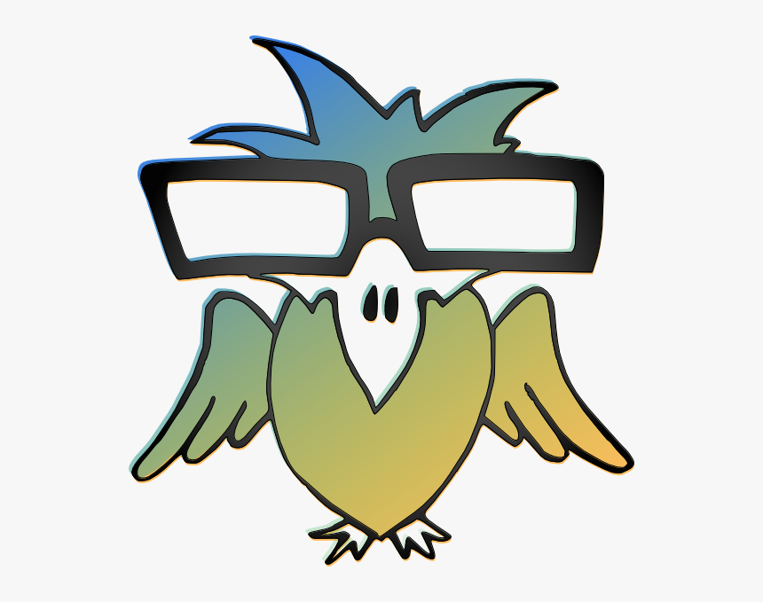 Bird With Glasses Svg Clip Arts - Birds With Glasses, HD Png Download, Free Download