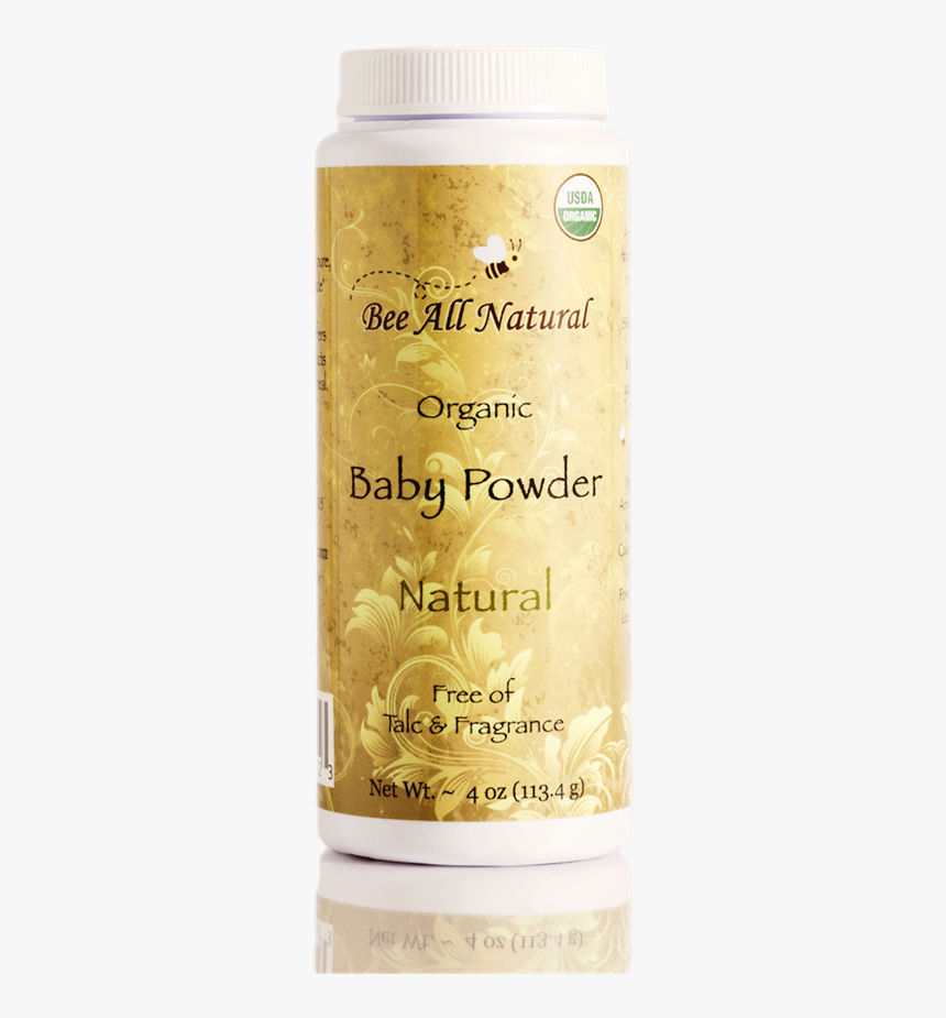 Organic Baby Powder - Bottle, HD Png Download, Free Download