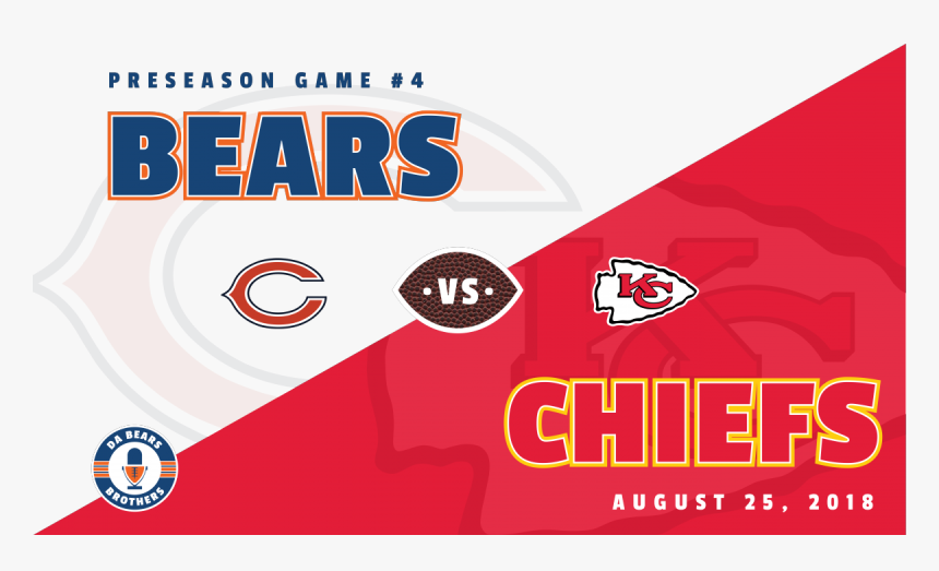 Chicago Bears Kansas City Chiefs Postgame Show , Png - Kansas City Chiefs, Transparent Png, Free Download