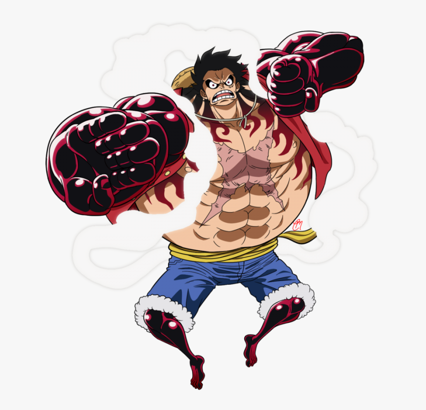 Luffy Gear Png Vector - Drawing Luffy Gear 4, Transparent Png, Free Download