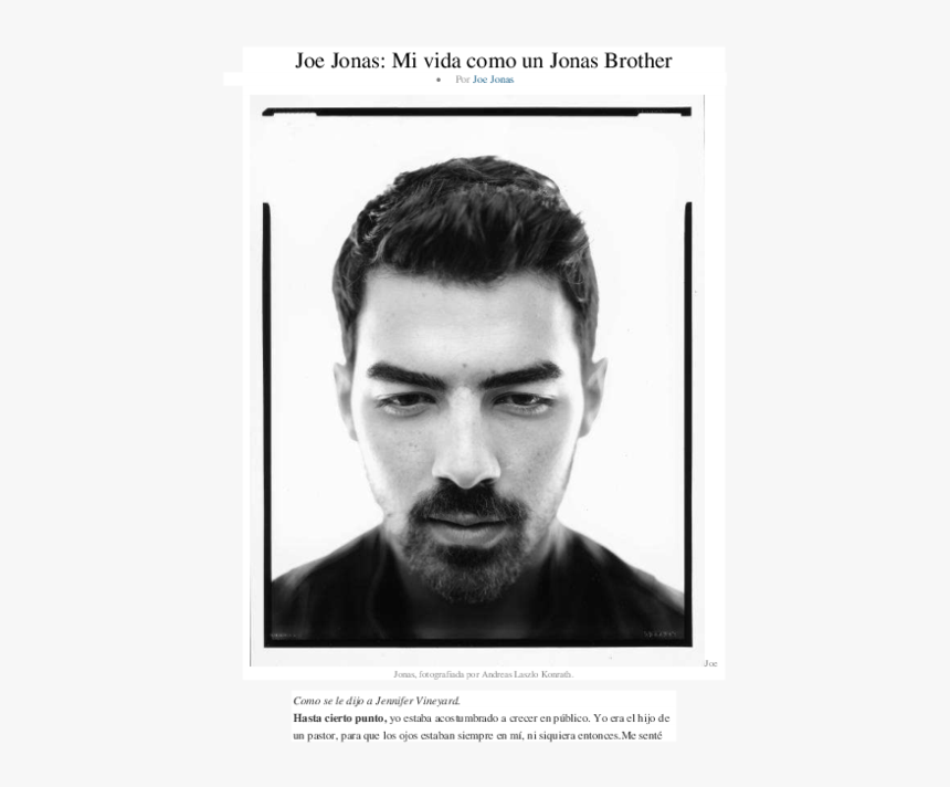 Joe Jonas De Barba, HD Png Download, Free Download