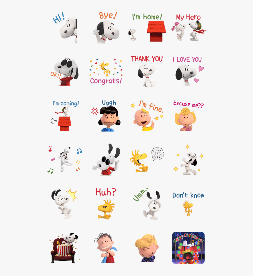 Sticker5678 Snoopy The Peanuts Movie [ดุ๊กดิ๊ก] - Snoopy From Peanuts Movie, HD Png Download, Free Download