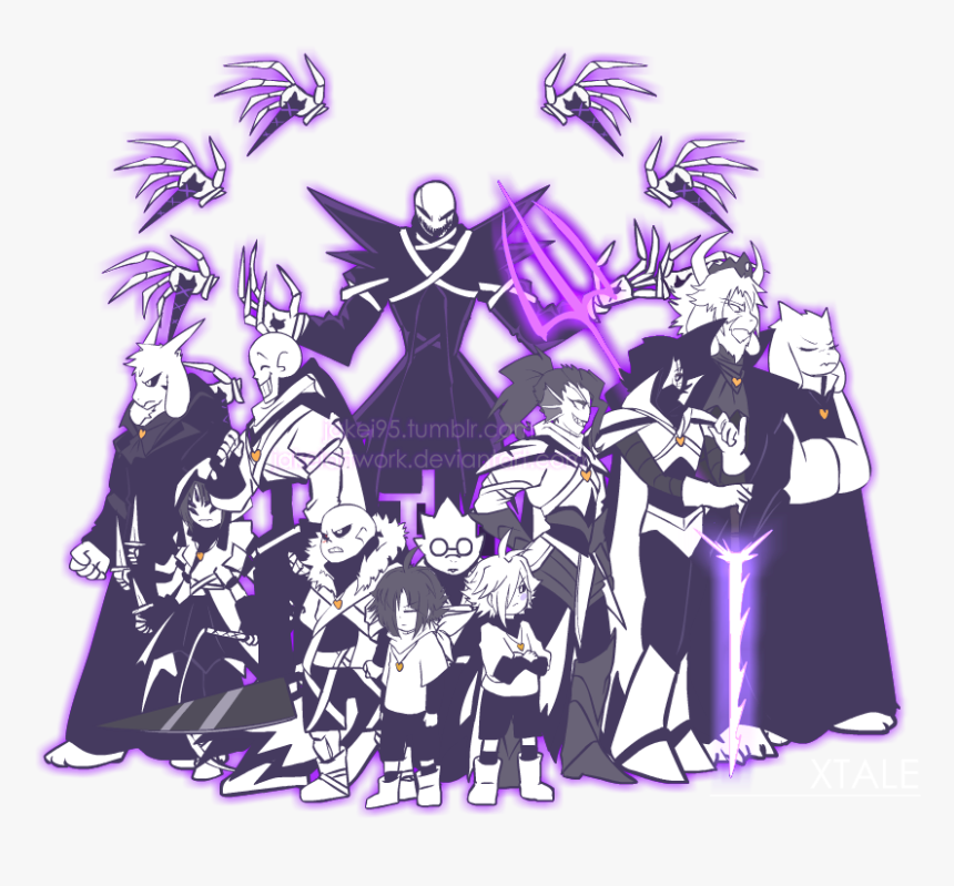 Персонажи,papyrus ,papyrus Ex,alphys,dr - X Tale, HD Png Download, Free Download