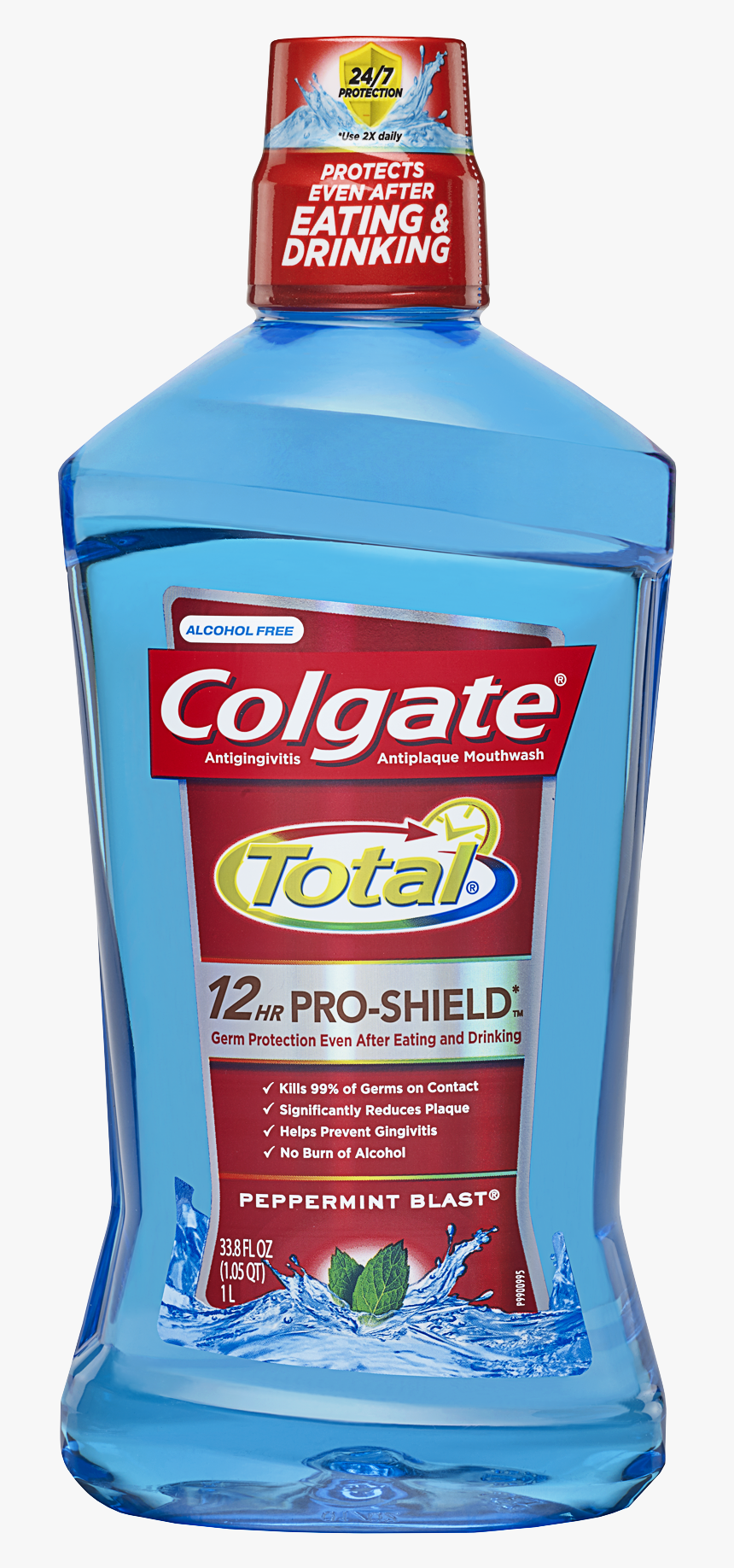 Colgate Total Pro Shield Mouthwash, HD Png Download, Free Download