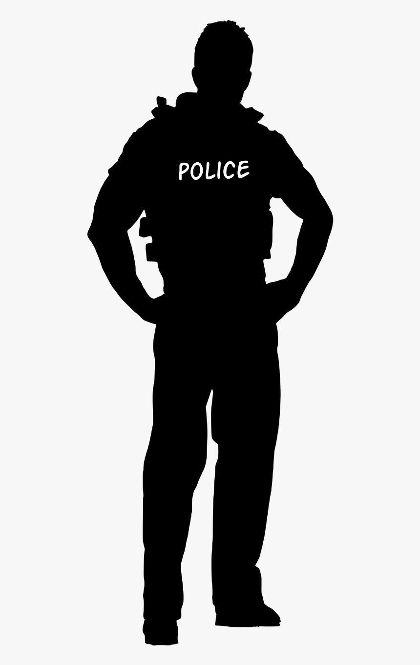 Policeman Swat Team Silhouette Free Photo - Police Officer Silhouette Transparent, HD Png Download, Free Download