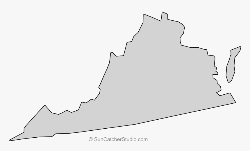 Transparent Virginia State Outline Png - State Of Virginia Outline Png, Png Download, Free Download