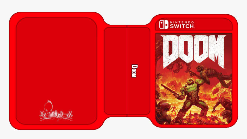 Doom Sd Card Case Cover - Nintendo Switch Printable Covers, HD Png Download, Free Download