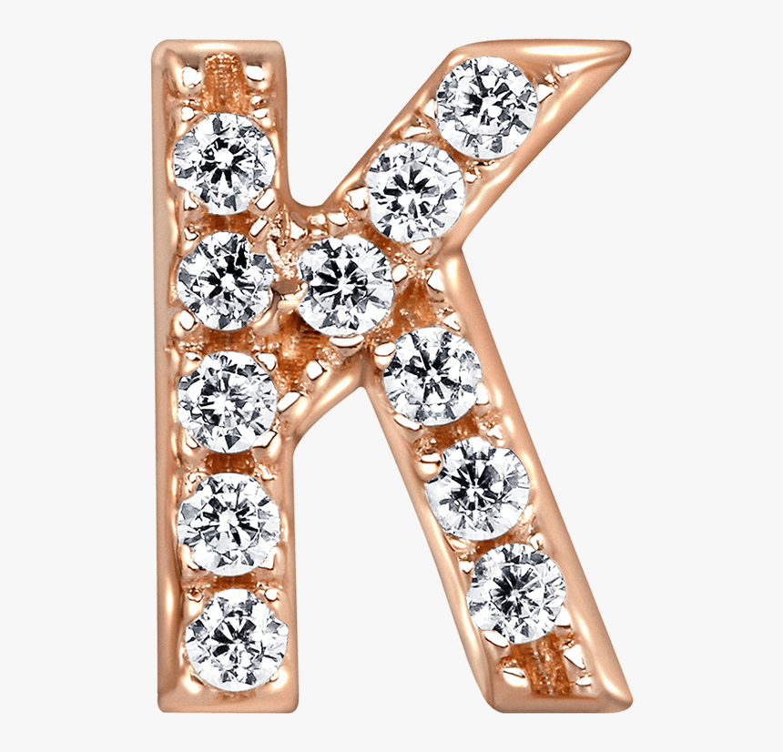 Fashion - Letter K In Rose Gold, HD Png Download, Free Download