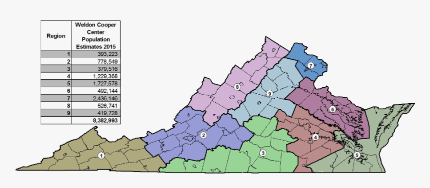 Transparent Virginia State Outline Png - Go Virginia Regions, Png Download, Free Download