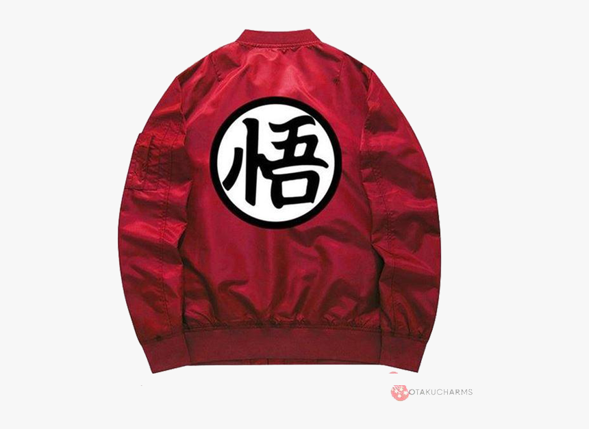 Son Goku Kanji Dragonball Bomber Jacket - Jacket, HD Png Download, Free Download