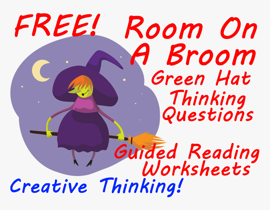 Free Room On Broom Creative Thinking Worksheets Make - Cartoon, HD Png Download, Free Download