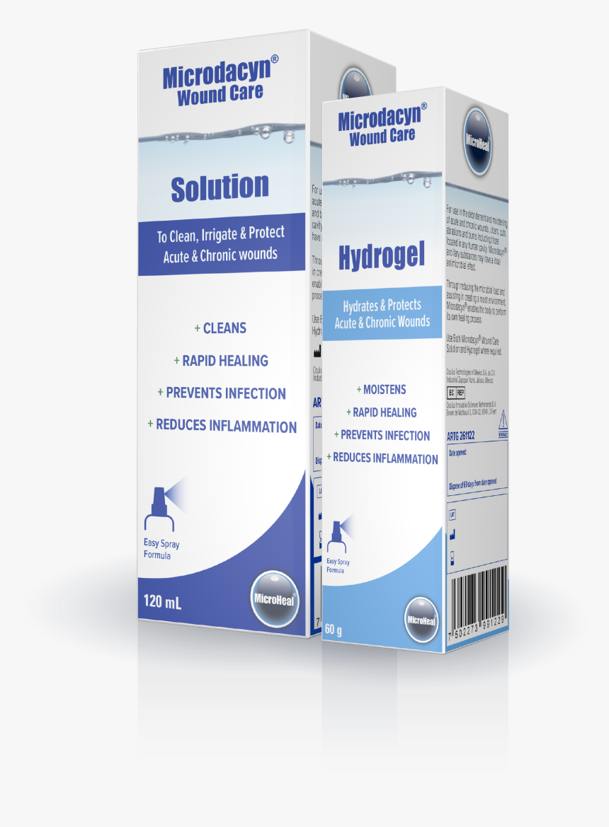 Microdacyn Product Range Wound Care - Microdacyn Wound Care Solution, HD Png Download, Free Download